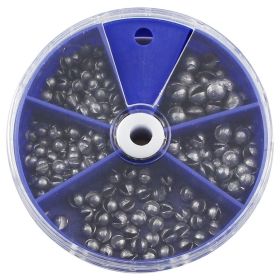 205 Pcs Premium Lead Fishing Sinkers with Convenient Storage Box - 5 Round Sizes for Accurate Casting and Deep Water Fishing 205 Pcs Premium Lead Fishing Sinkers with Convenient Storage Box - 5 Round Sizes for Accurate Casting and Deep Water Fishing