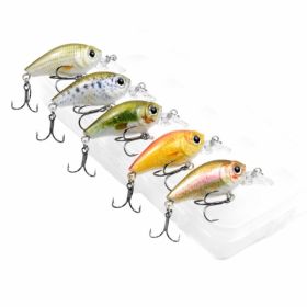 5 pcs Fishing Lures Set Hard Body Lures with Treble Hook 5 pcs Fishing Lures Set Hard Body Lures with Treble Hook
